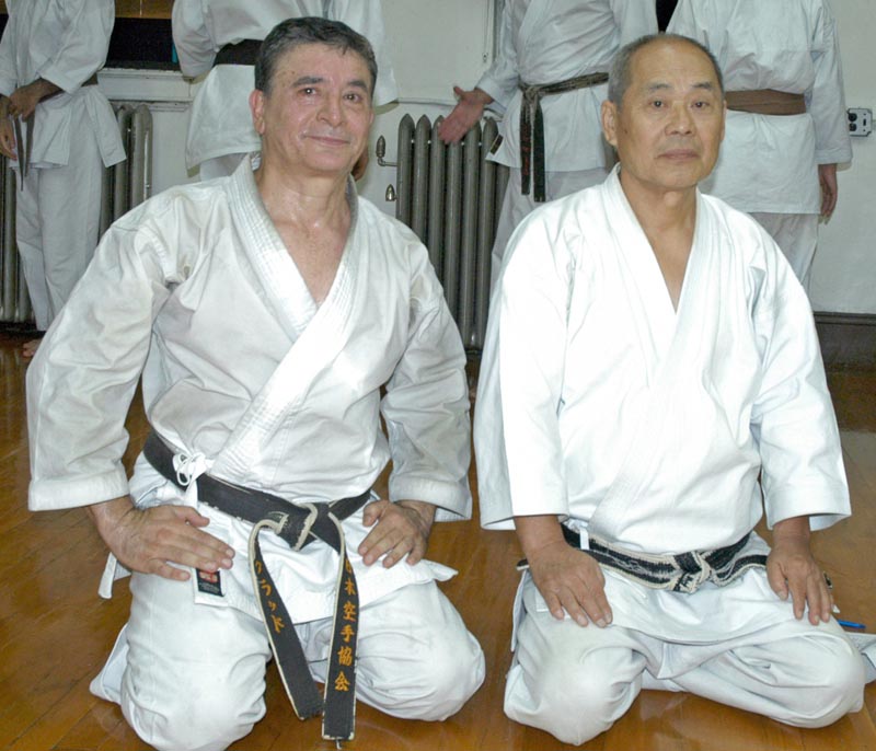 Master Masataka Mori and Sensei Pete Erfani